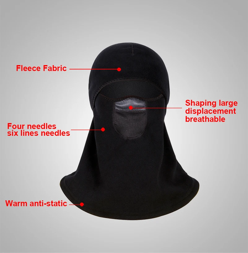 Мотоциклетные маски для мужчин лыжная маска лица полиэстер флис велосипедные