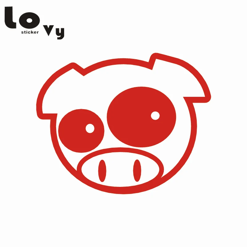 Забавная наклейка для автомобилей с милой Свинкой | Автомобили и мотоциклы