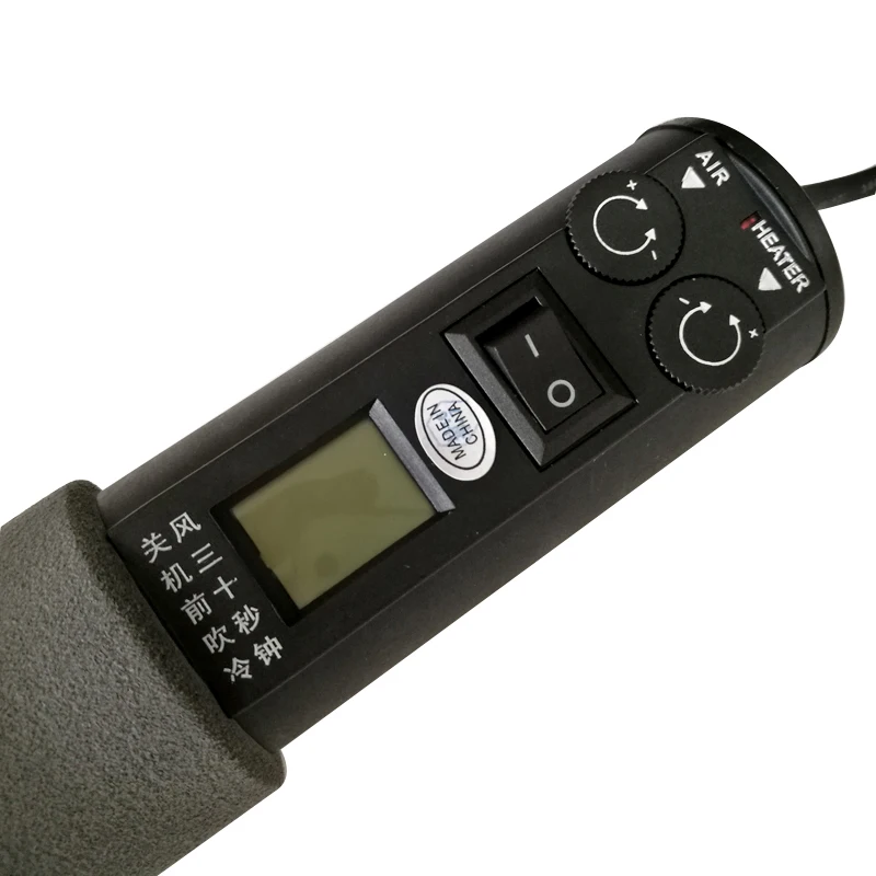 Паяльная станция 8018lcd тепловая пушка с горячим воздухом фен для пайки