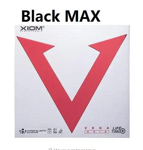 Black Max XIOM красный Вега Азия SEPPD Прыщи В Настольный теннис резиновая губка для пинг понга Tenis De Mes - Цвет: Black Max