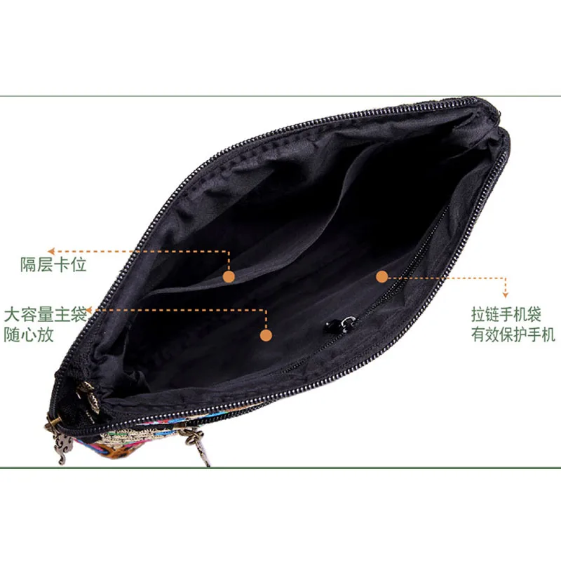 ЦЗИ ГЭН ПТИЦ! старинные Вышивки Мешок Хмонг Этнических Женщин Сцепления Плеча