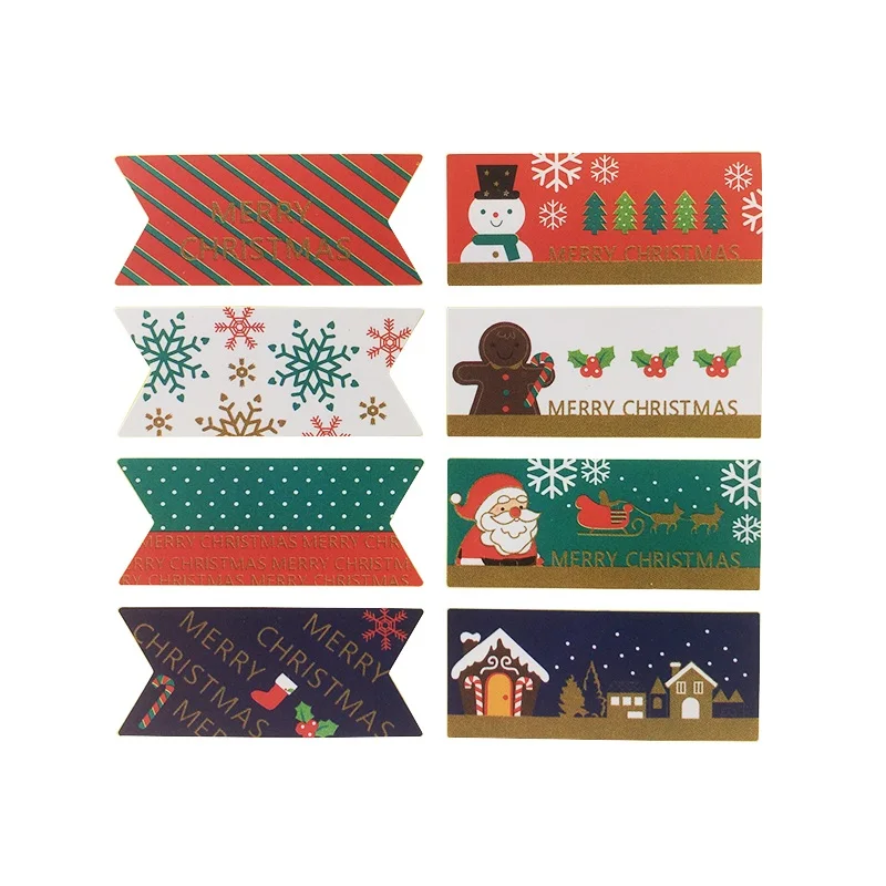 

80pcs/lot New Vintage Gingerbread Man+ Snow+Snowman Christmas series seal sticker Christmas DIY note gift Labels