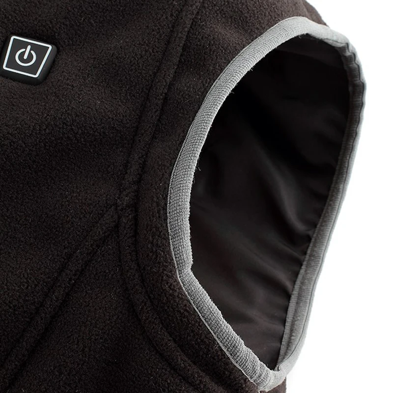 Электрический обогревающий жилет 7 4 В с 3 нагревательными подушками из