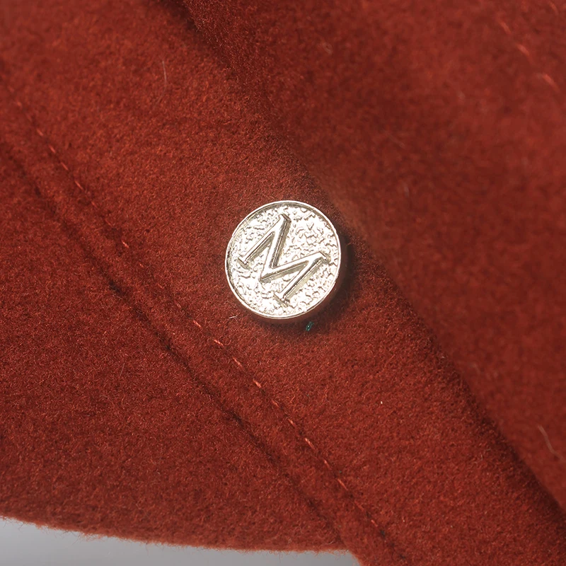 ROSELUOSI Женская осенне зимняя военная шапка Повседневная однотонная Шерстяная