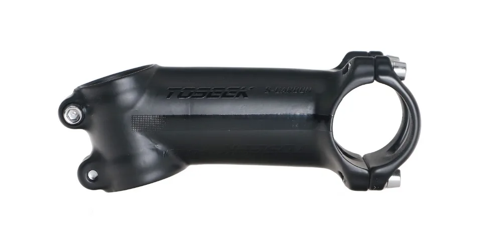 Новый TOSEEK Черный алюминиевый сплав велосипед MTB Стволовые углы 17 градусов