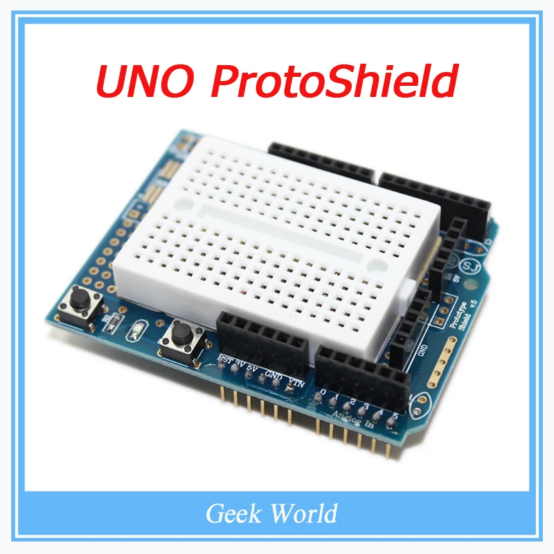 Плата расширения UNO Proto Shield для прототипов с магнитной мини-макетной платой ARDUINO 1