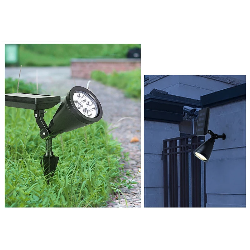 Светодиодный садовый светильник на солнечной батарее водонепроницаемые Уличные