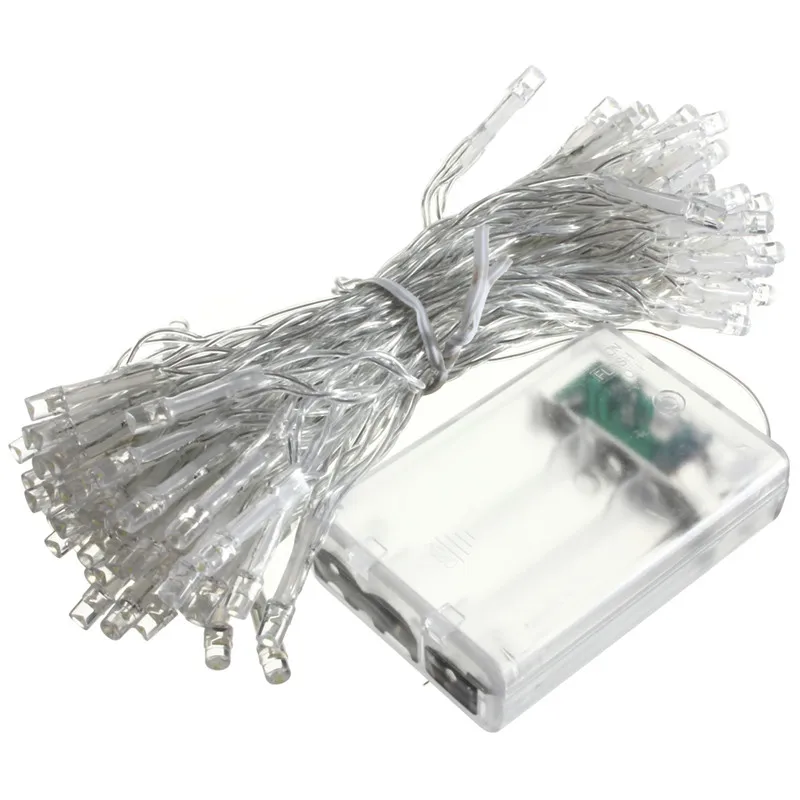 

Jiguoor 10M Battery Powered 100 LED Starry Fairy String Light Lamp Christmas Wedding Xmas Party Decoration Lamp