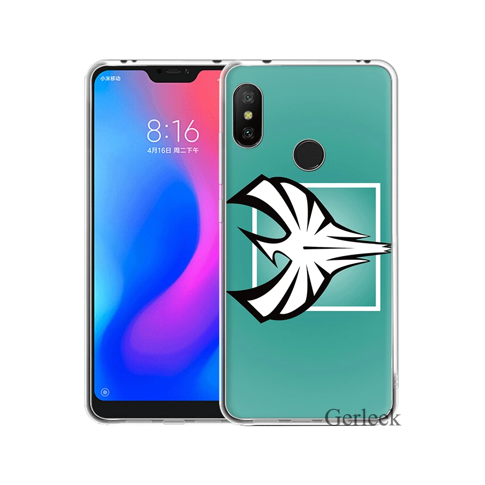 Чехол для мобильного телефона Desxz Xiaomi Redmi GO 7 4 Prime 3S 3 6 6A Pro S2 4A 4X 5 5A Plus чехол Rainbow Six