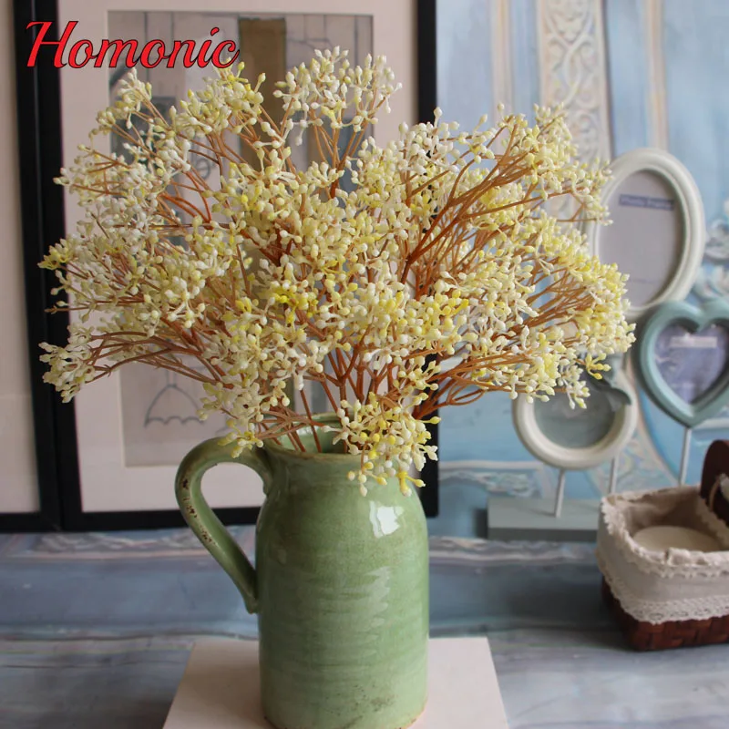 1 шт. искусственные цветы детское дыхание Gypsophila flores вечерние домашние свадебные