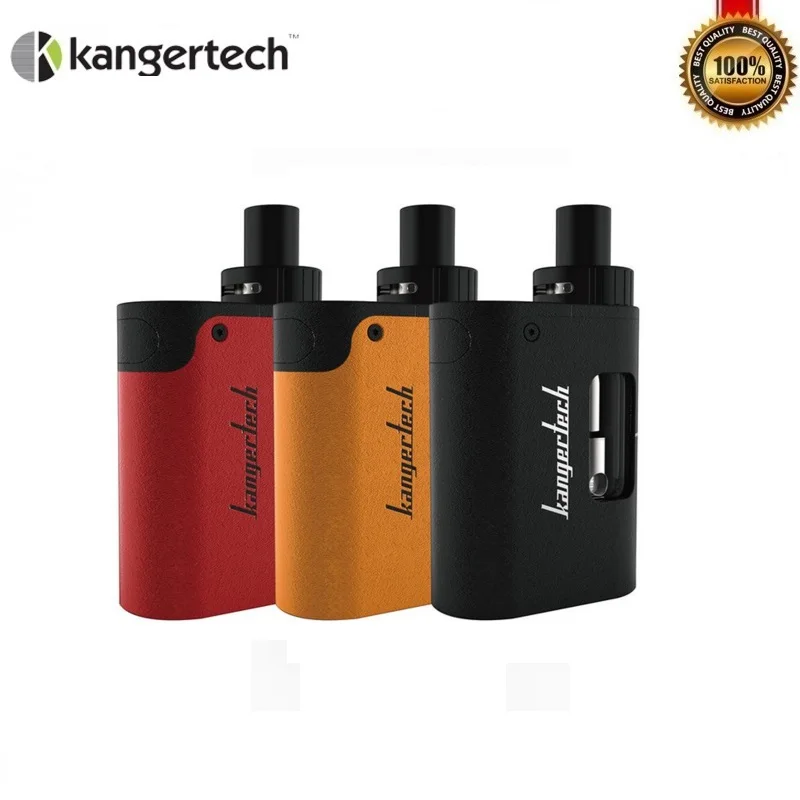Оригинал Kangertech того Мини Starter Kit buil-в 1600 мАч поле Mod с 3 8 мл 2 Vape Танк максимум 15 Вт