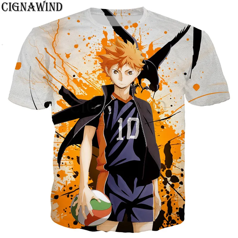 Новое поступление популярного Аниме Haikyuu Volley Ball Клубная футболка для мужчин/женщин 3d Принт футболки Harajuku стиль футболка уличная топы