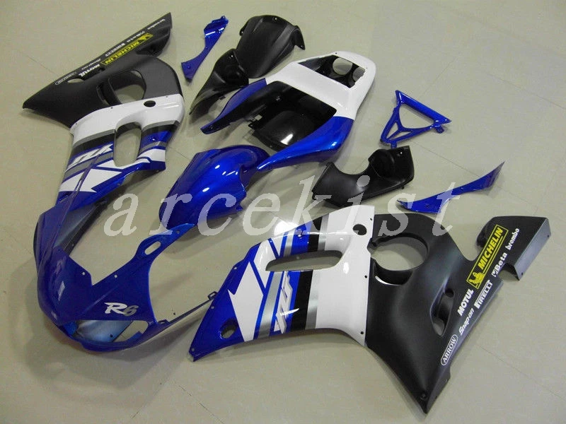 НОВЫЕ комплекты обтекателей подходят для Yamaha YZF 600 R6 98 99 00 01 02 1998 2002 ABS комплект