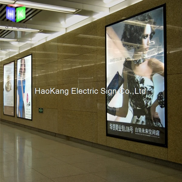 24 &quotX 36&quot светодиодный световой короб рамка для фотографий алюминиевые знаки