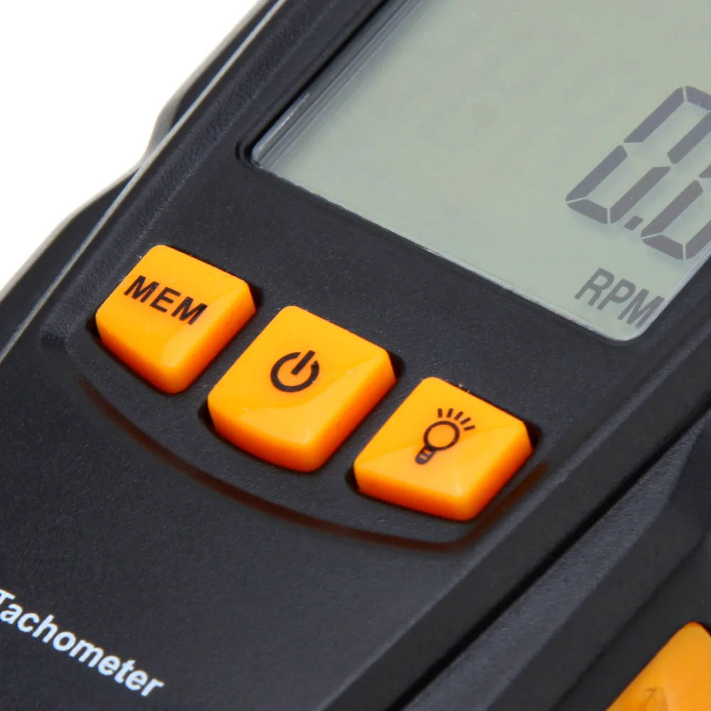 Бесконтактный портативный цифровой лазерный тахометр тестер широкий диапазон