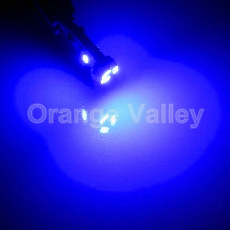 10 шт. T5 3014 SMD W1.2W 73 74 5 светодиодный фонарь для автомобиля, супер яркие лампы для интерьера, 12 В постоянного тока