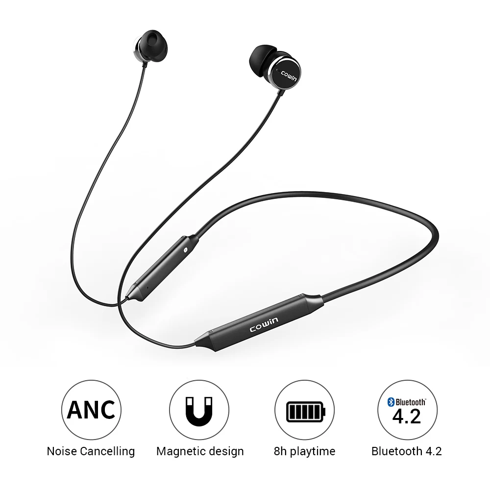 Спортивные Беспроводные наушники Cowin HE5A bluetooth гарнитура с активным