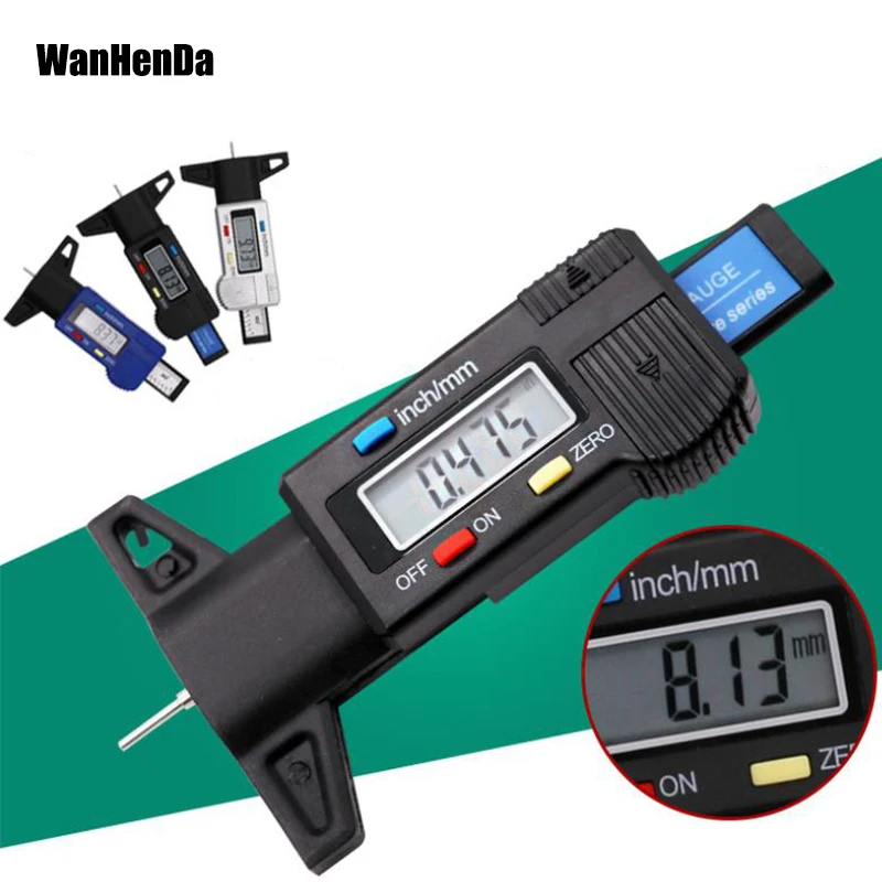 Цифровой измеритель глубины протектора шин толщиномер для