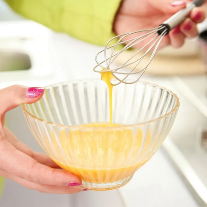 Новый ручной миксер из нержавеющей стали для взбивания яиц молочного крема