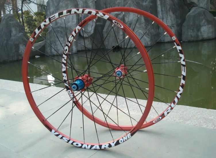 

RUNTENT A7 mountain bike wheelset fornt hub 2/Rear hub 5 Bearings wheelset 26 inch bike wheelset Wheel accessories
