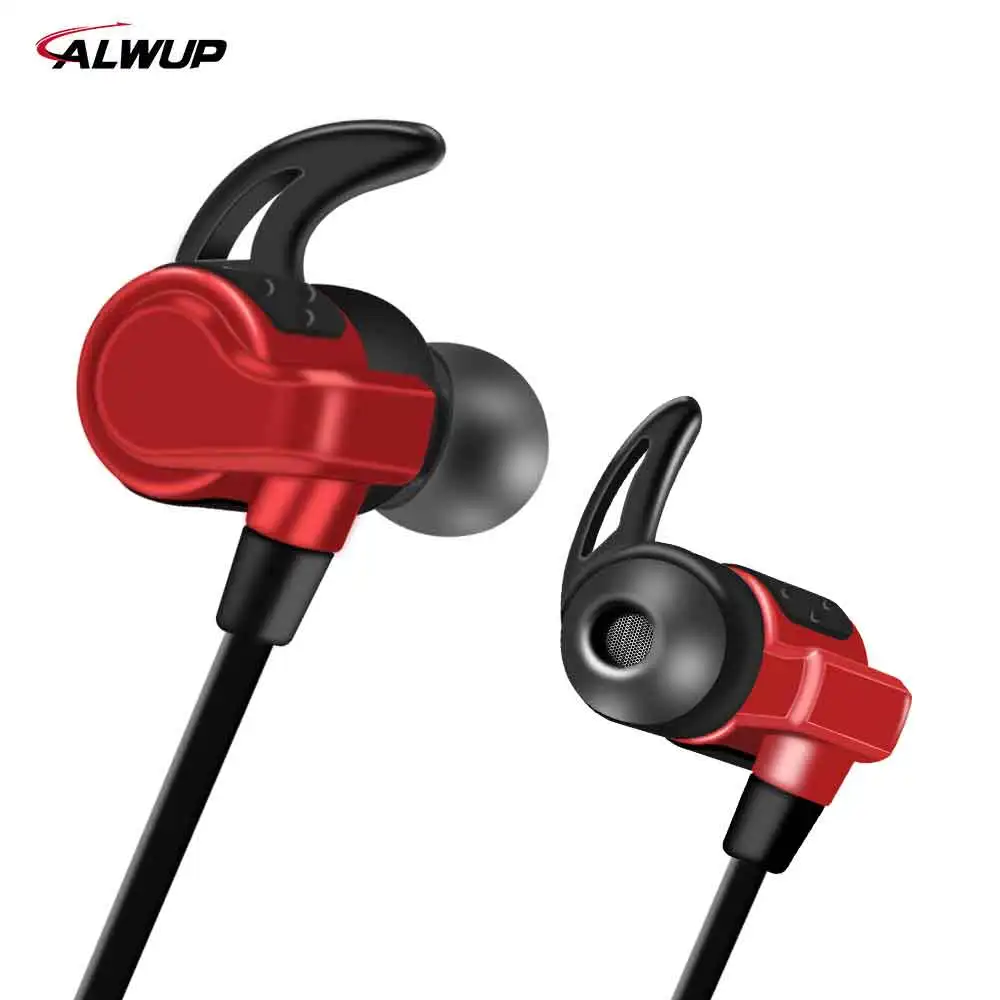 Портативный mp3 плеер магнитные спортивные беспроводные Bluetooth наушники с