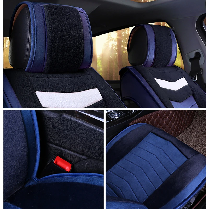 Новые Короткие Плюшевые Авто универсальные автомобильные чехлы для Honda Civic Accord Fit Element Freed Life Zest автомобильные аксессуары для автомобиля-Стайлинг