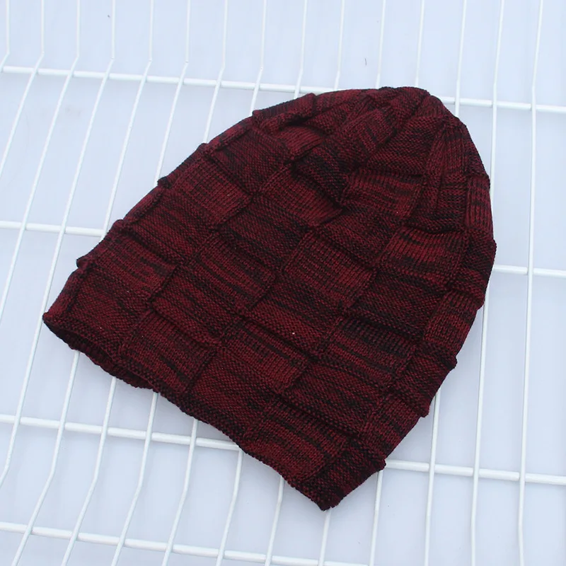 Casual Winter Hat Men's Solid Color Knitted Wool Cap Soft Beanie For Men Women Fashion Hip-Hop Hats Hood Unisex NEW | Аксессуары для