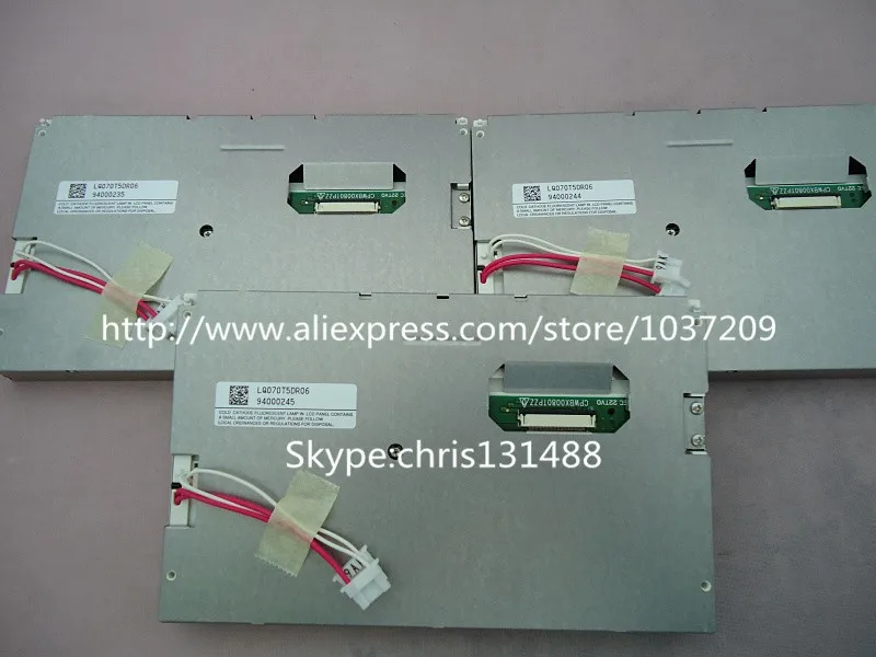 Бесплатная отправка в оригинальной б/у 7 дюймов ЖК дисплей Экран Дисплей LQ070T5DR06