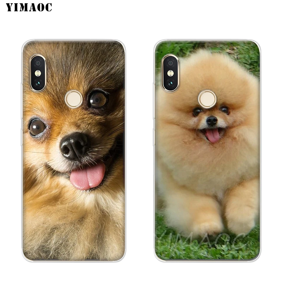YIMAOC Pomeranian dogs Soft TPU Case for Xiaomi Redmi 6 4X 5A 4A S2 Note 4 5 Pro Plus Mi 8 9 SE A2 A1 MiX 2S MAX 3 |