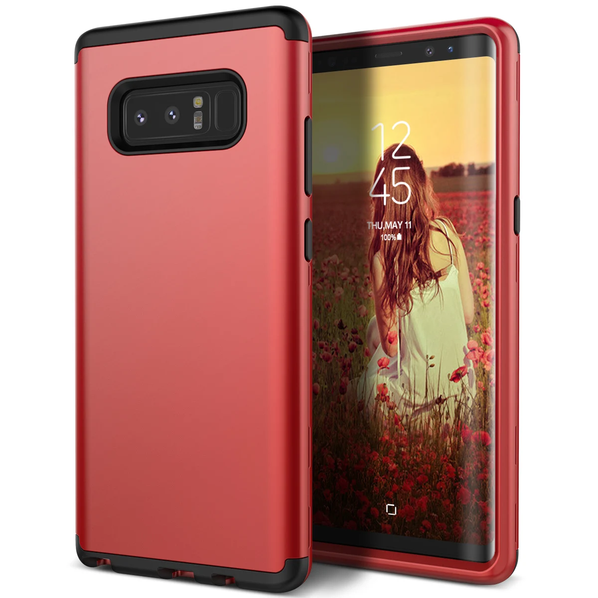 Yokata Роскошный Жесткий чехол для samsung S8 PLUS Note 8 чехол матовый PC бампер силиконовый защитный чехол для Galalxy Note8 3 в 1 360 чехол
