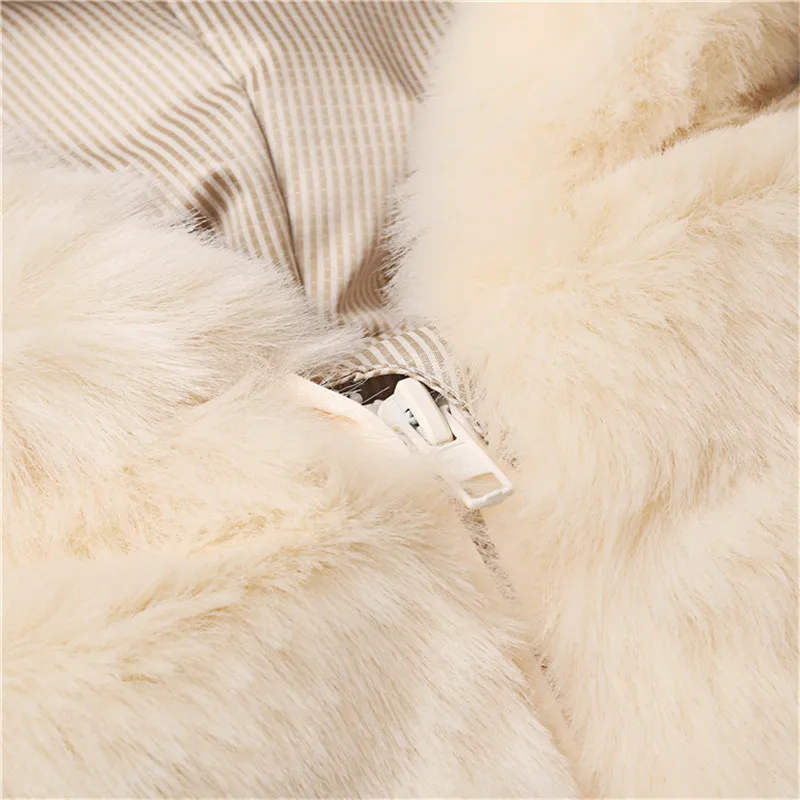 

Fashion Autumn Winter Girl's Vest Faux Fur Girl Clothes Thick Children Outfits Girl Waistcoats Kid's Apparel Baby Girl Vest