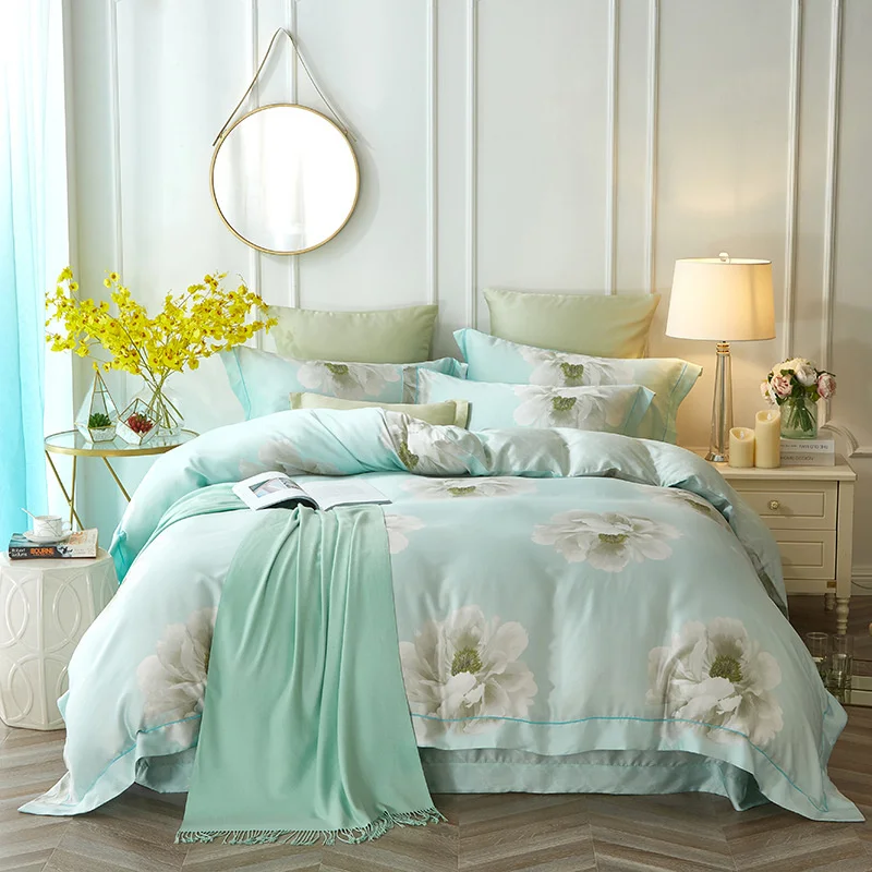 Цветок постельное белье класса Люкс дворец набор пододеяльников для пуховых