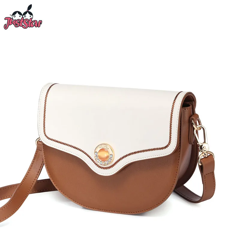 Сумка мессенджер JUST STAR Женская винтажная универсальная из искусственной