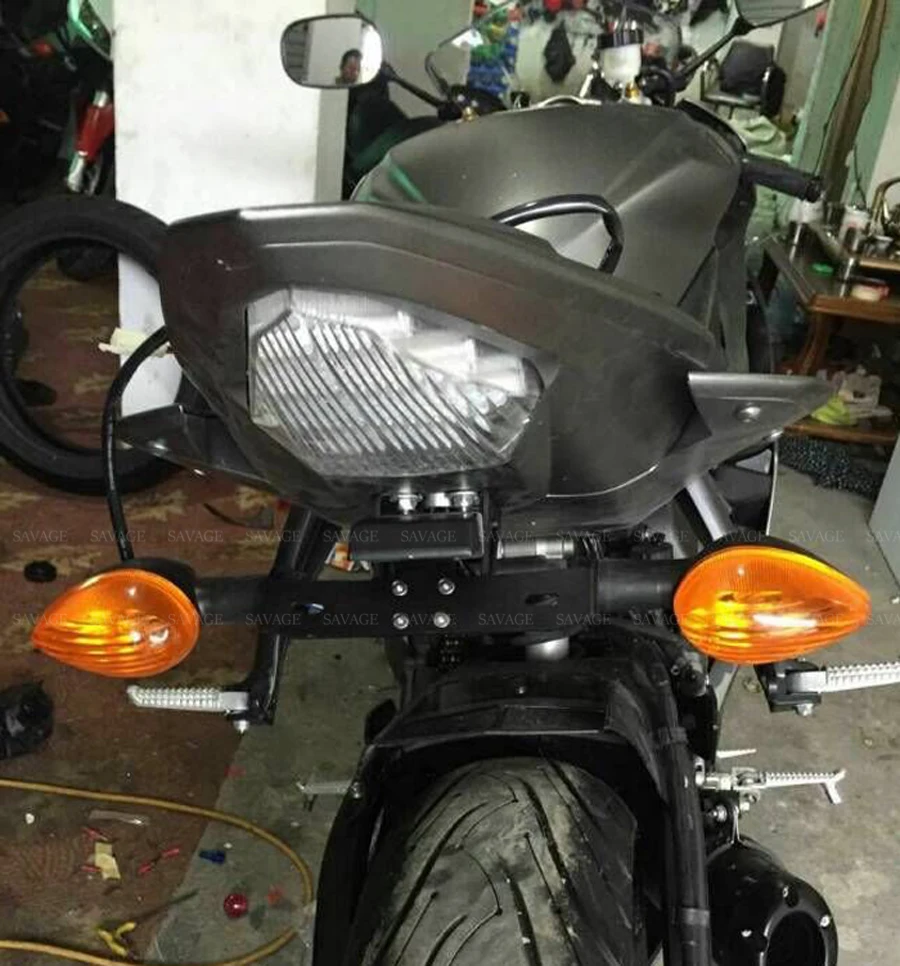 Держатель номерного знака кронштейн крыла для YAMAHA YZF R6 YZ F YZFR6 2006 2018 2017 аксессуары