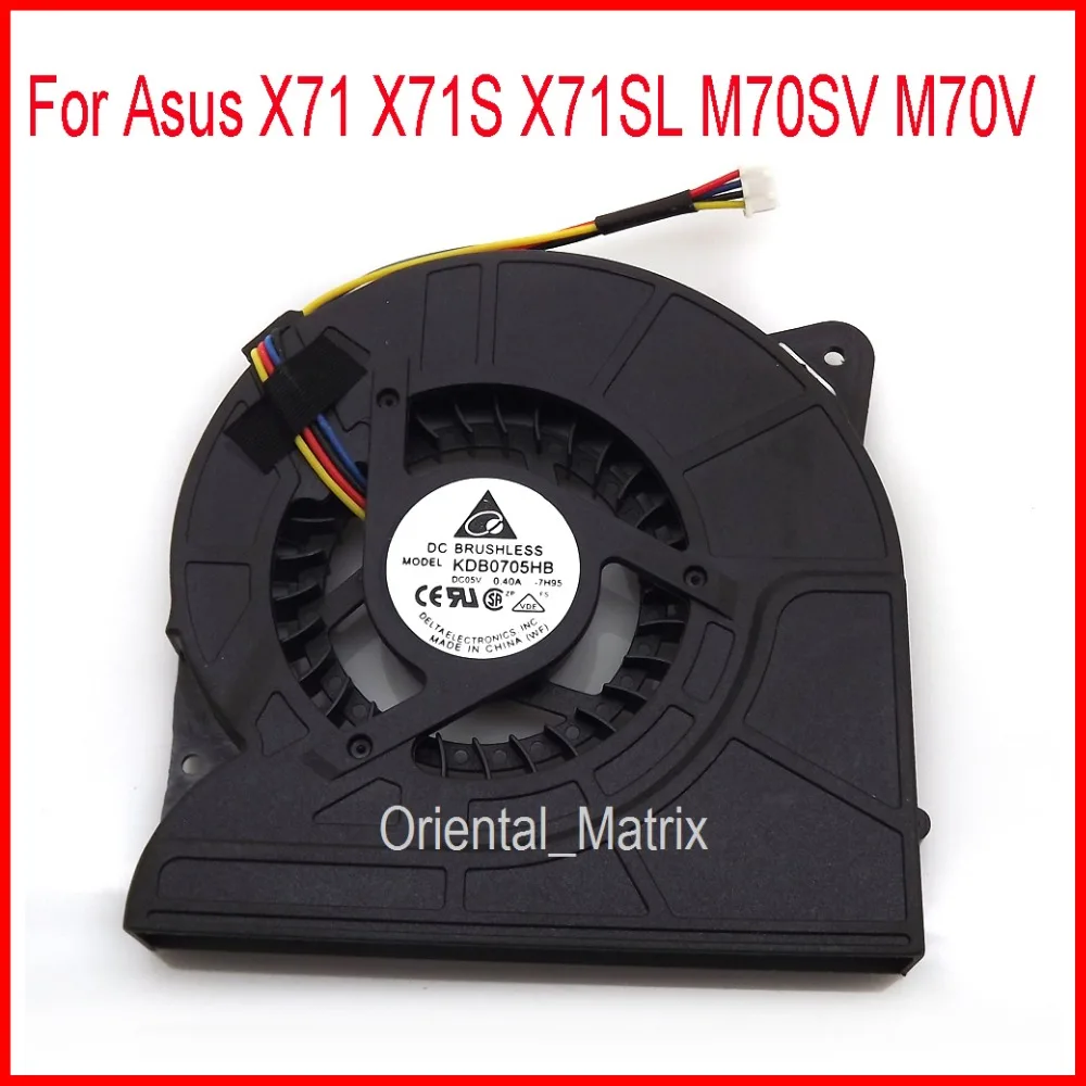 Бесплатная доставка Новый KDB0705HB 7H95 DC5V 0.4A 4Pin для Asus M70SV M70V X71 X71S X71SL ноутбук