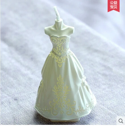 3D свадебное платье свечи подарок на день рождения Детские вечерние украшения