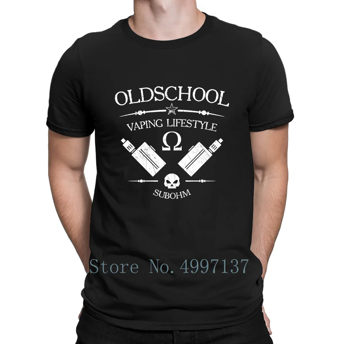Футболка для вейпа Oldschool Vaping модная футболка с персонажем стандартный размер 100%