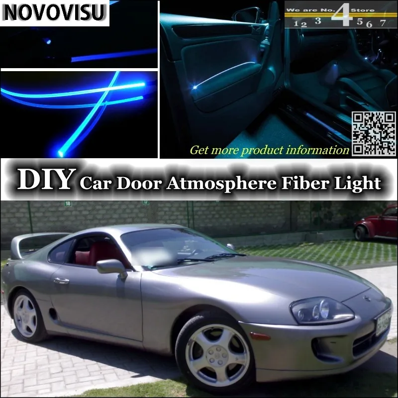 NOVOVISU для TOYOTA Celica Supra A70 A80 Внутреннее освещение атмосферное оптоволоконное