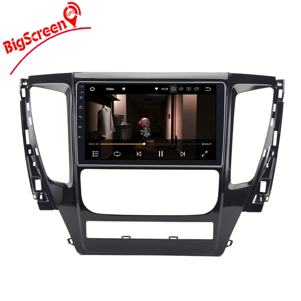 Новейший Восьмиядерный автомобильный DVD-плеер Android 8 0 GPS-навигация для Misubishi Pajero 2016