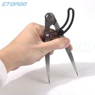 Промежуточный компас, регулируемый вращающийся инструмент для кожевенного ремесла, разметка краев, кризер, стежка, шитья, кожевенного ремесла, металла