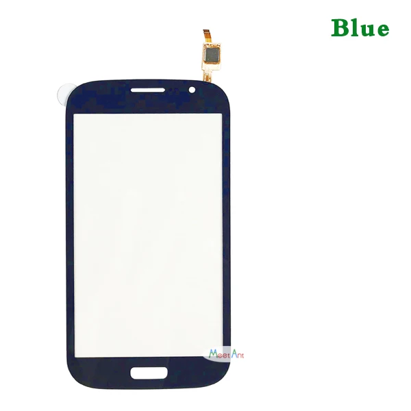 Blue Для samsung Galaxy Grand GT i9082 i9080 Neo i9060 i9062 i9063 Plus i9060i сенсорный экран дигитайзер сенсор внешняя стеклянная панель объектива - Цвет: Blue