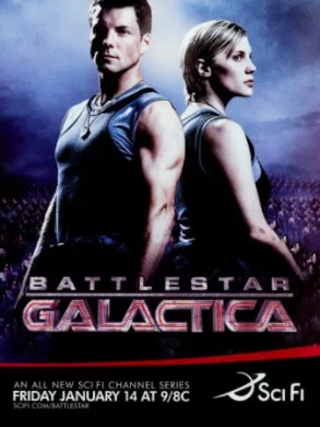 Поп-арт Battlestar галактика научная фантастика ТВ Ретро Винтажный Классический