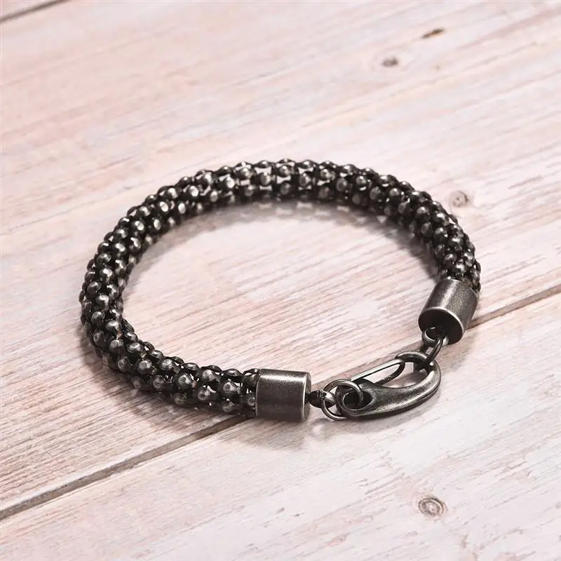 Мужские ювелирные изделия из нержавеющей стали браслет в виде цепочки для мужчин