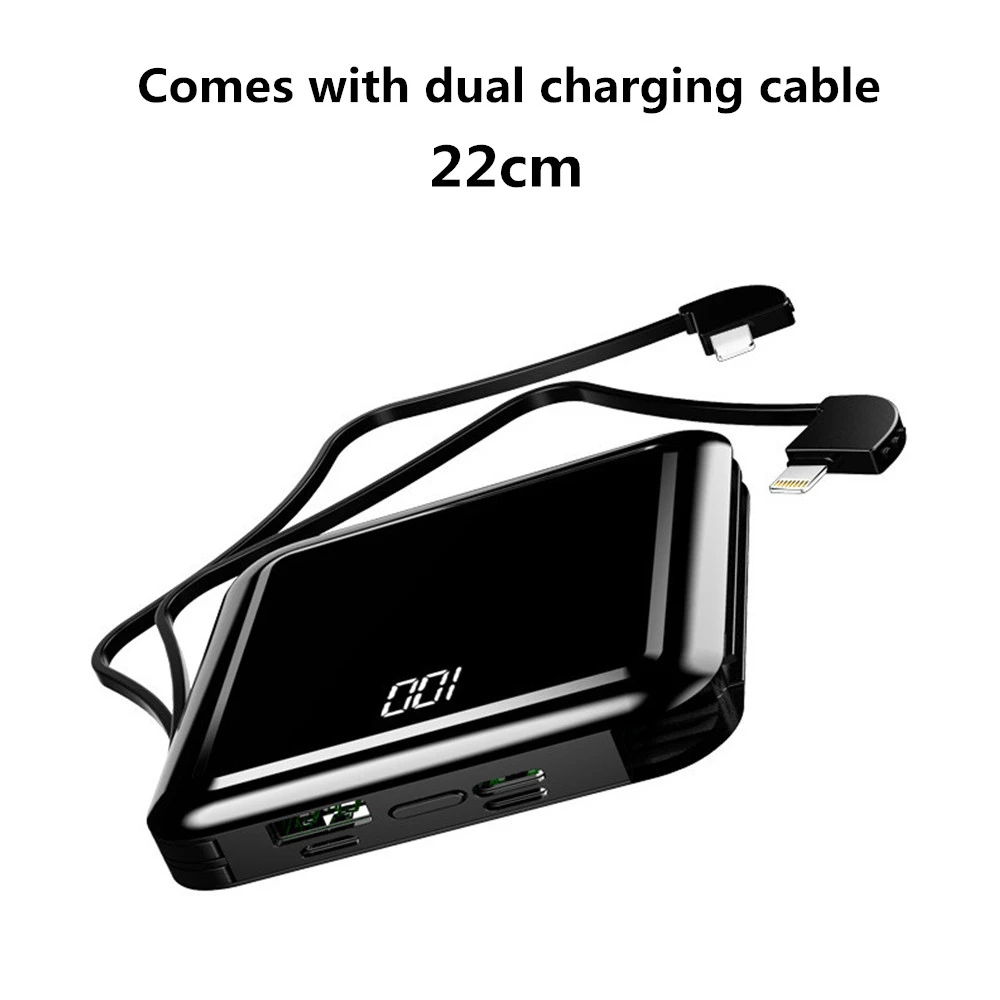 Внешний мини аккумулятор NTSPACE на 10000 мА · ч с поддержкой быстрой зарядки|Чехлы аккумулятором| |