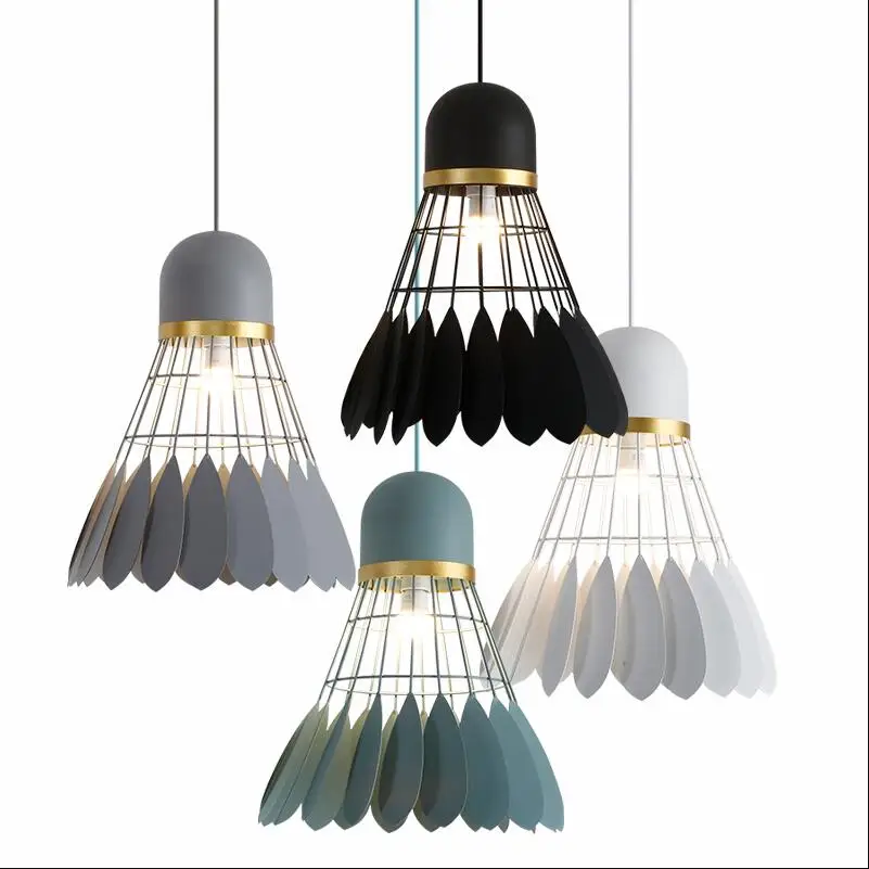 

Badminton shuttlecock tennis shuttle pendant lights lamps kids's room lights 1 light child room kitchen lights interesting lamp