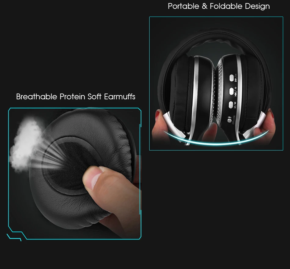 Фанатик B19 Беспроводной Bluetooth наушники стерео бас наушники С микрофоном Fm радио Tf карты с lcd-экраном HD USB Экран