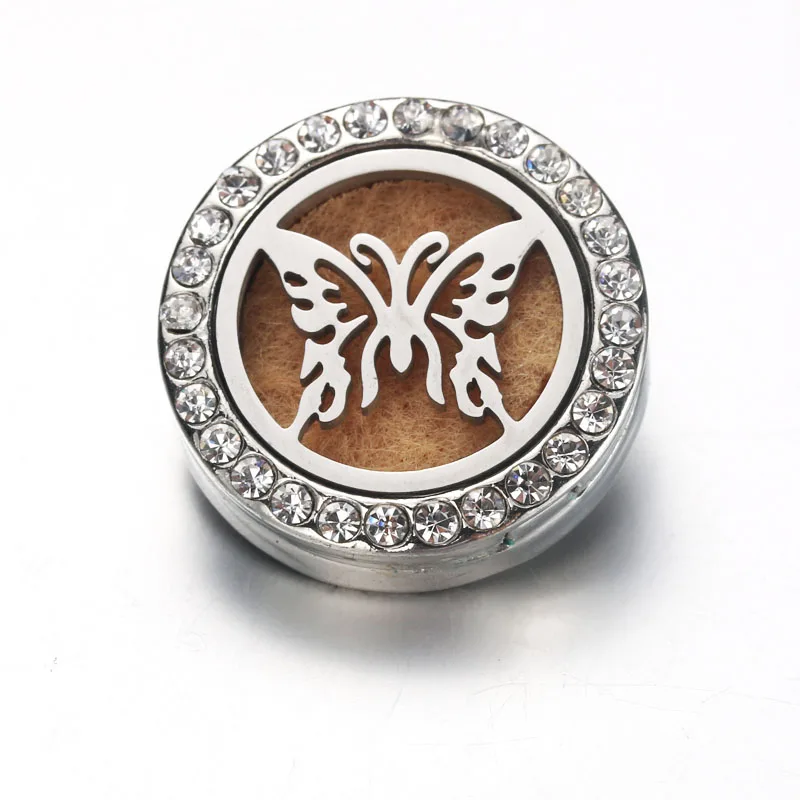 Медальон для ароматерапии 18 мм магнитный диффузор эфирных масел из нержавеющей