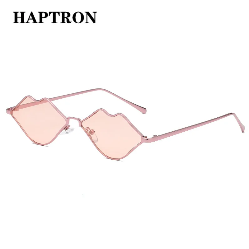 

HAPTRON New sexy Red Lips Sunglasses Women shades Vintage Luxury Brand Sun Glasses Ladies moda mujer oculos de sol feminino