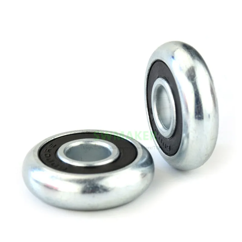 10*30*8.5mm R type pulley bearing steel wear-resistant and smooth rolling mechanical equipment drawer showcase metal wheel | Обустройство