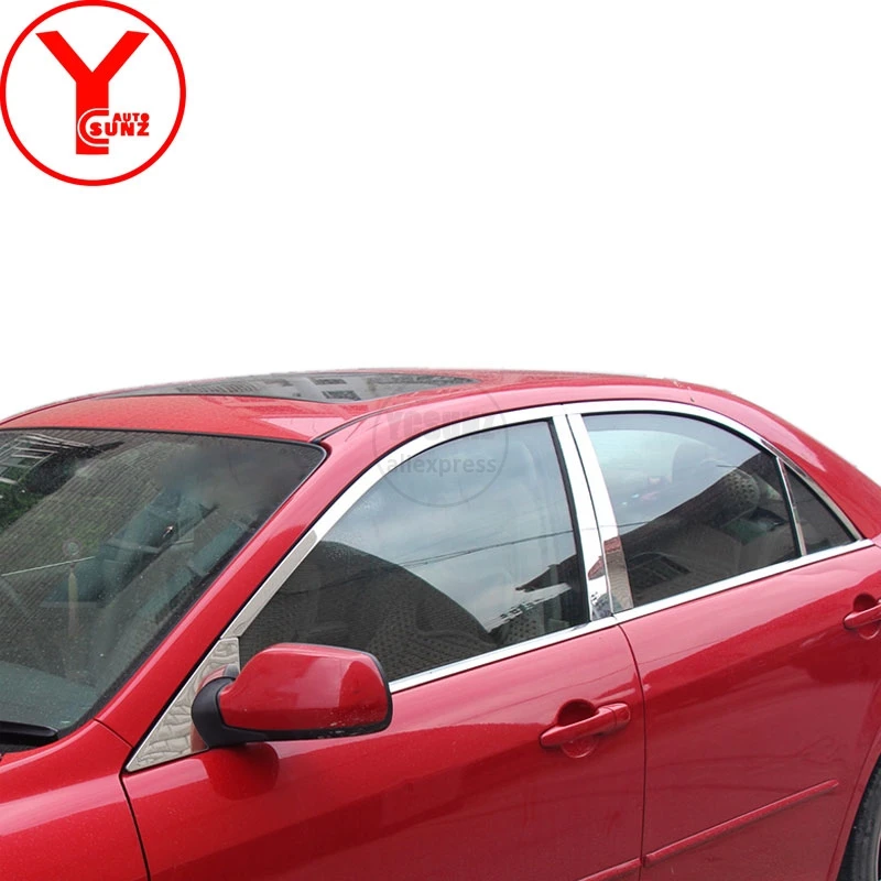 Полоса для отделки окна автомобиля из нержавеющей стали mazda6 MPS 2006 2007 Отделка